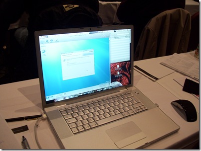 Windows 7 running on a Mac at EnergizeIT installfest